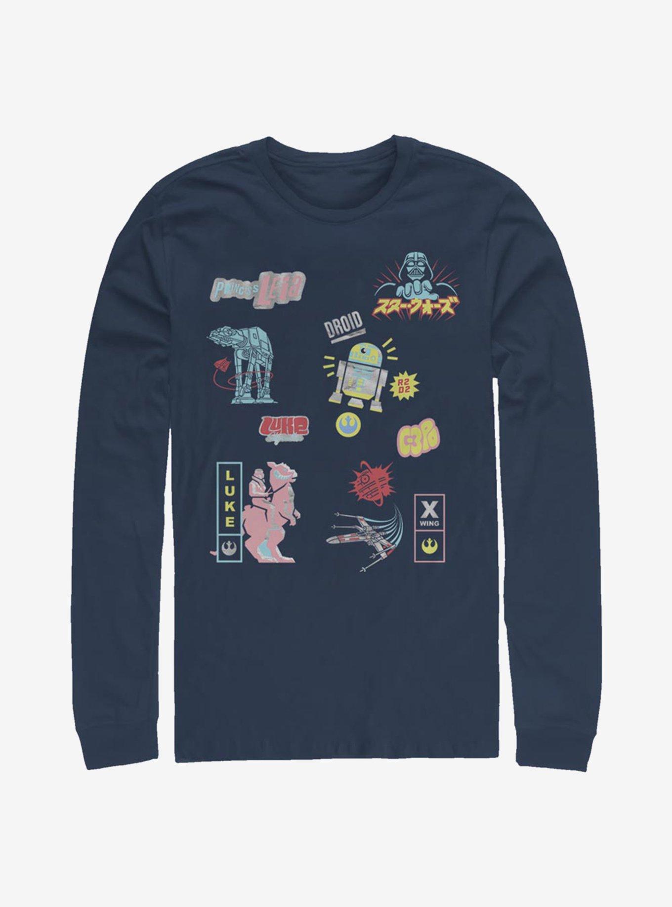 Star Wars Character Glitch Long-Sleeve T-Shirt, , hi-res