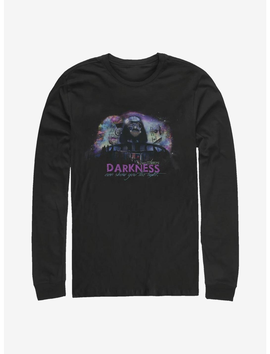 Star Wars Darkness Cosmic Dust Long-Sleeve T-Shirt, BLACK, hi-res