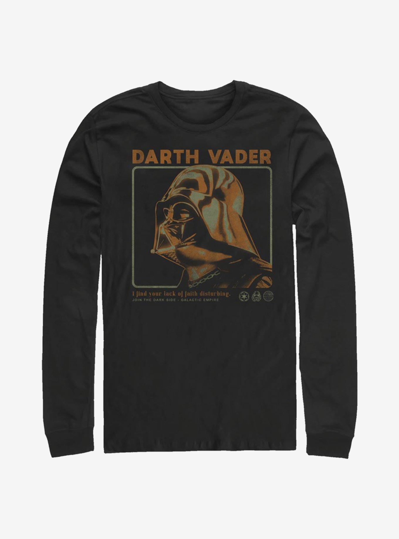 Star Wars Vader Box Long-Sleeve T-Shirt, BLACK, hi-res