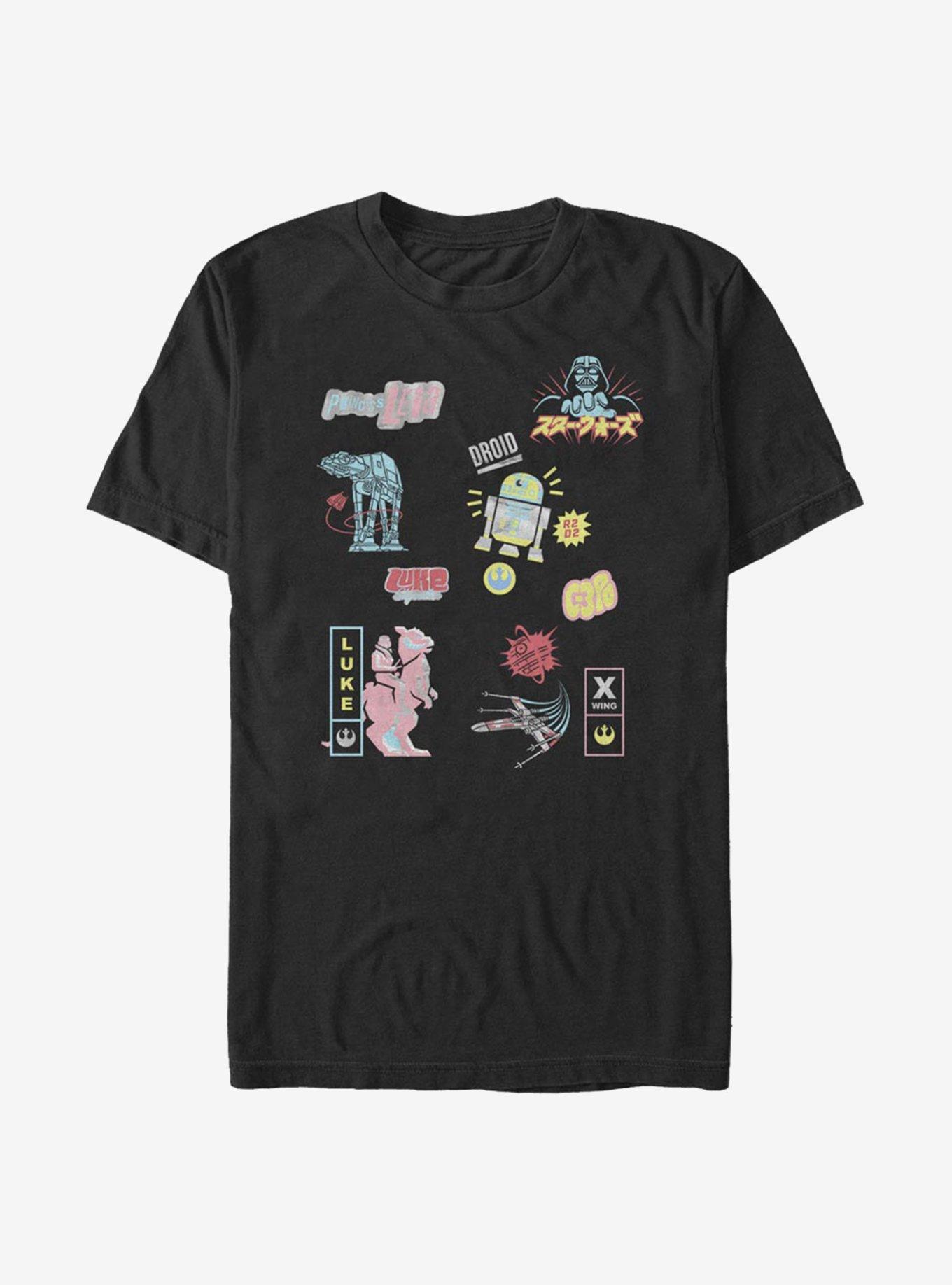 Star Wars Character Glitch T-Shirt