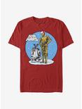 Star Wars Chilling Holiday Droids T-Shirt, RED, hi-res