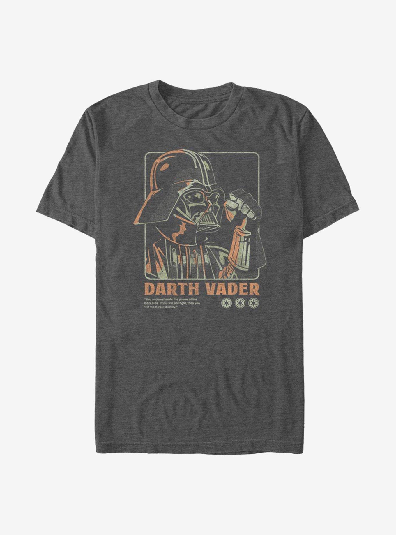 Star Wars Vader Choke T-Shirt, CHAR HTR, hi-res