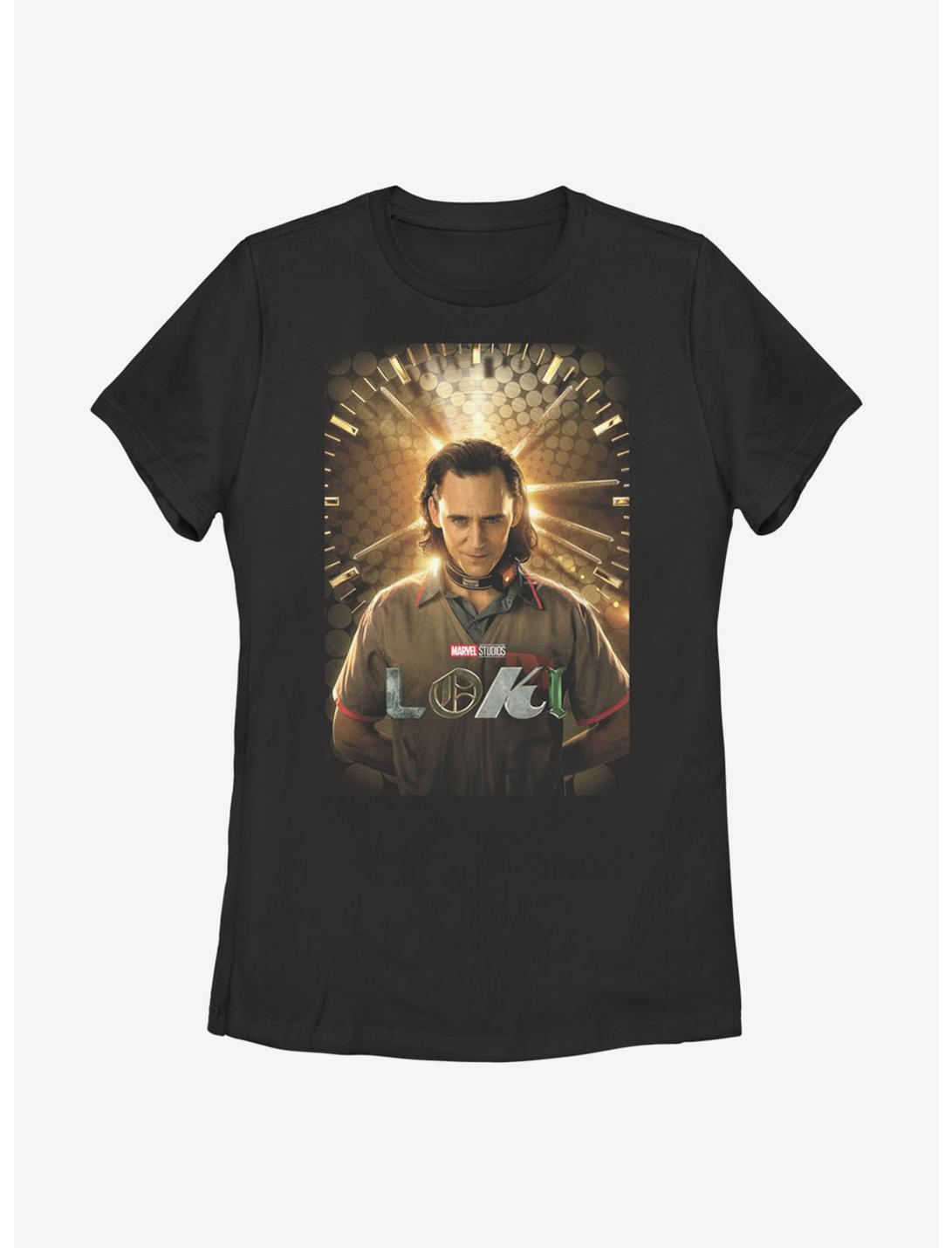 Marvel Loki Arc Poster Womens T-Shirt, BLACK, hi-res