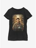 Marvel Loki Arc Poster Youth Girls T-Shirt, BLACK, hi-res