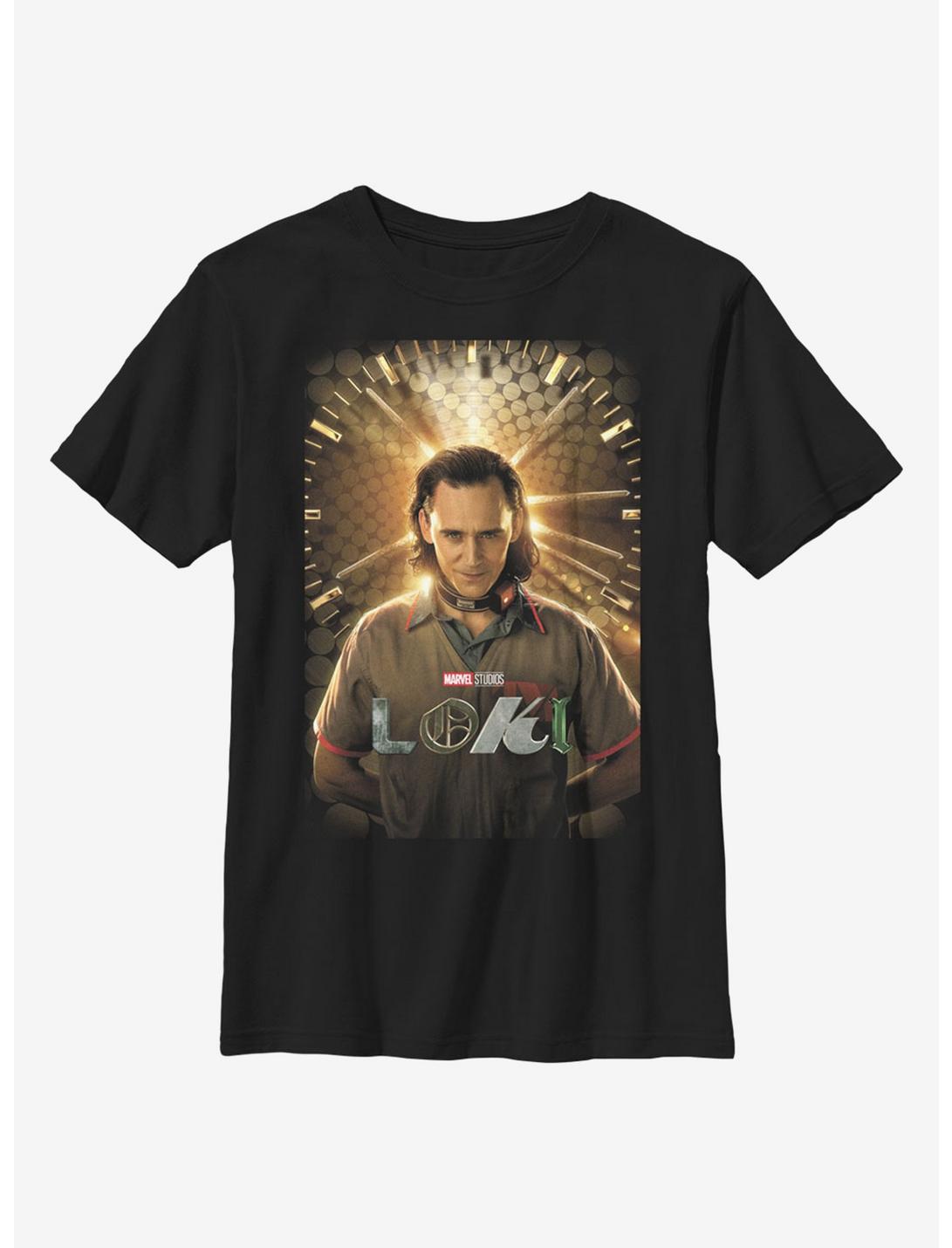 Marvel Loki Arc Poster Youth T-Shirt, BLACK, hi-res