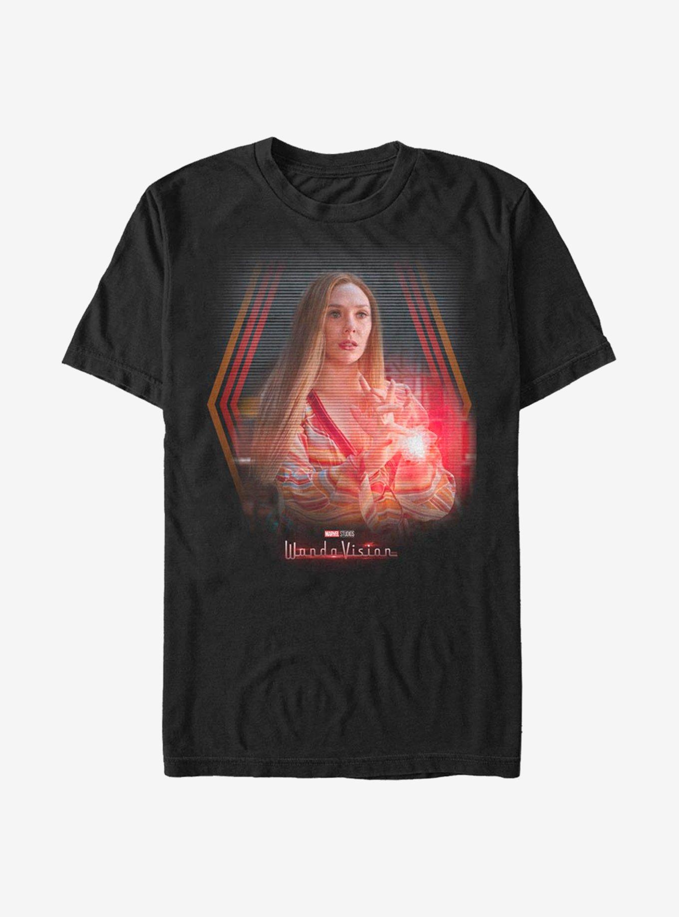 Marvel WandaVision Wanda's Powers T-Shirt, BLACK, hi-res