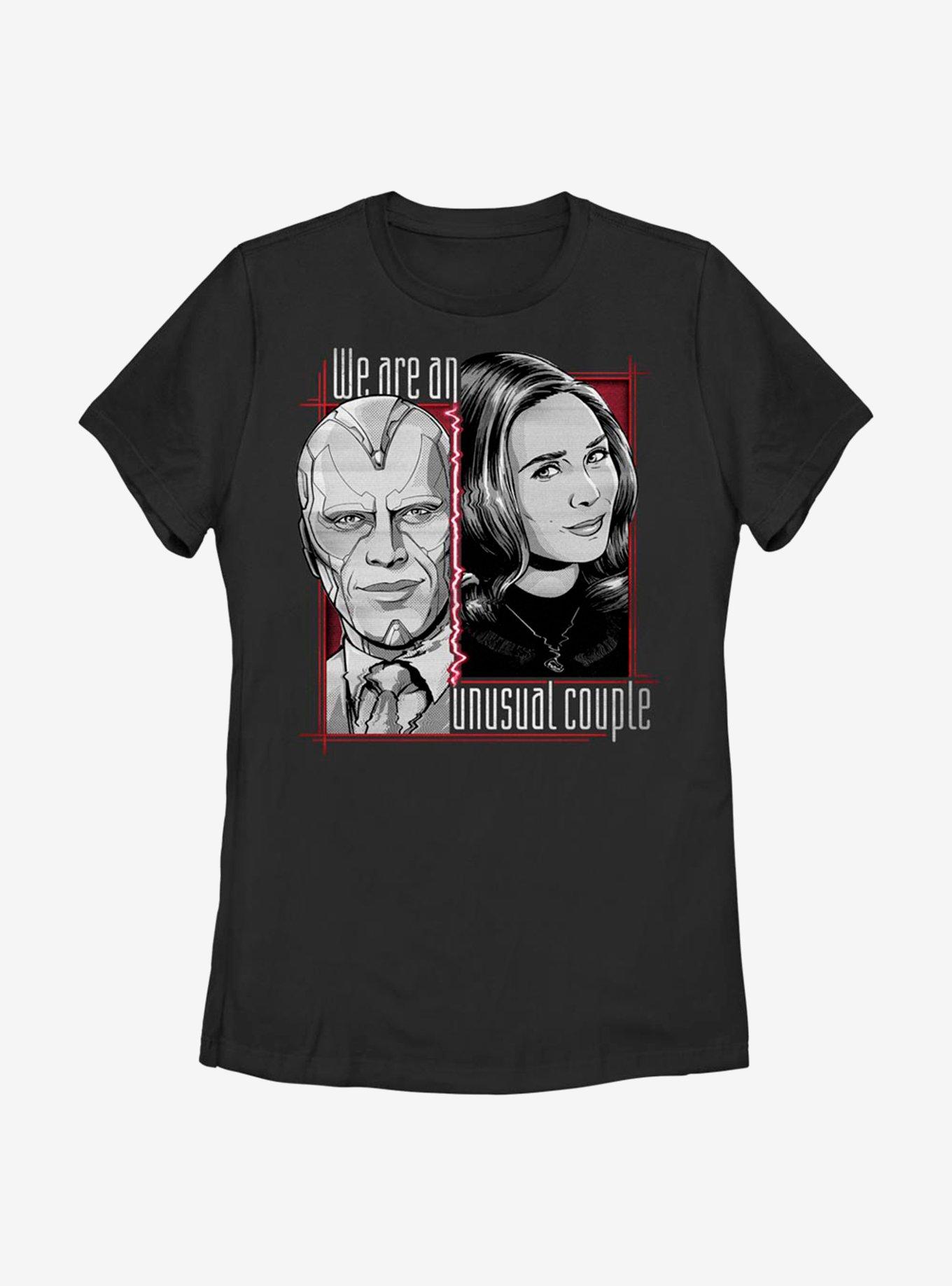 Marvel WandaVision Halftone Couple Womens T-Shirt, , hi-res