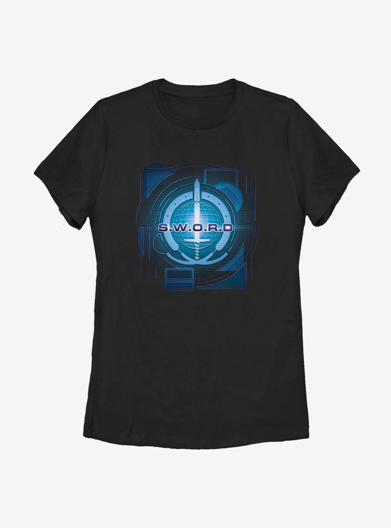 Marvel WandaVision Digital Sword Logo Womens T-Shirt, , hi-res