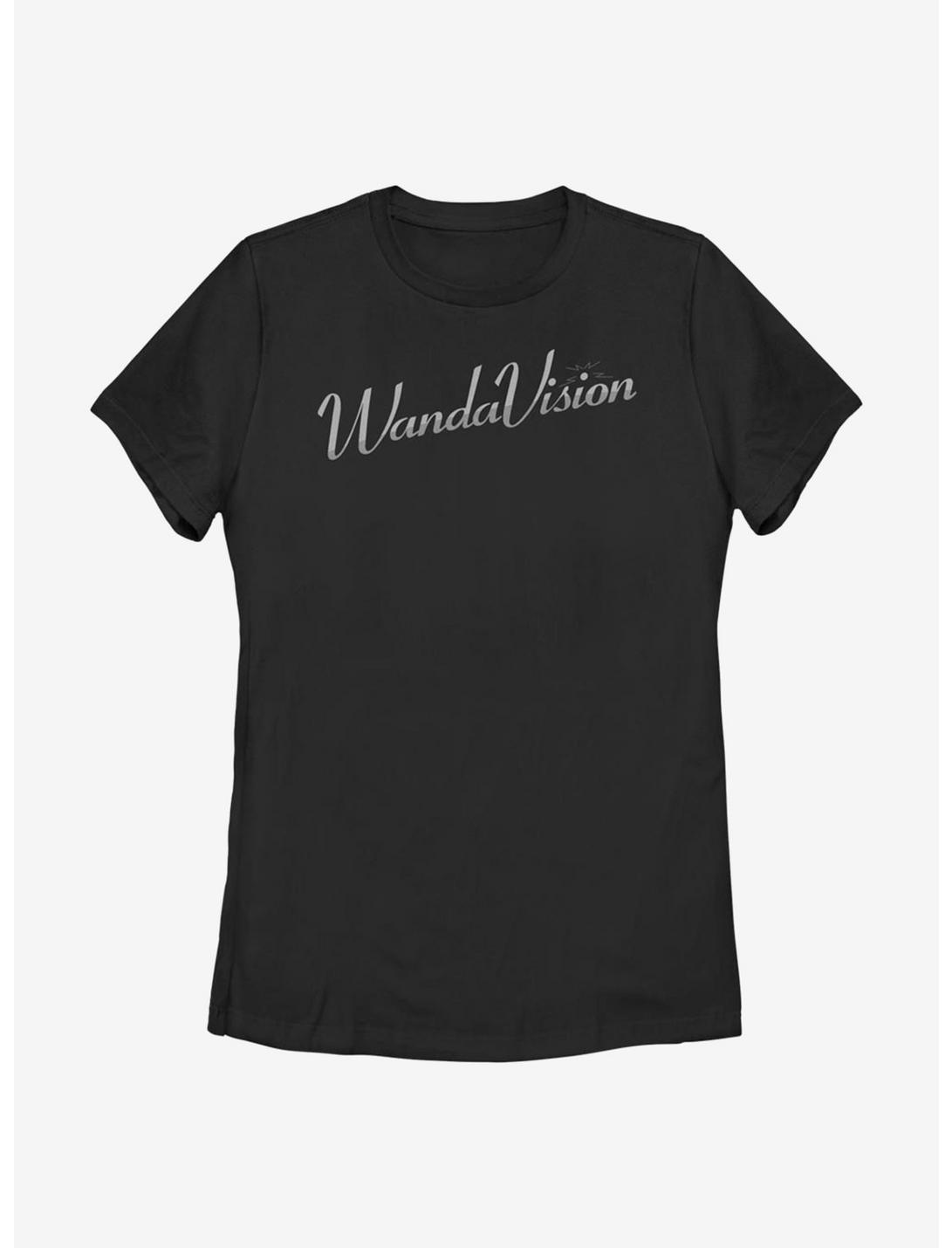 Marvel WandaVision Silver Logo Womens T-Shirt, BLACK, hi-res