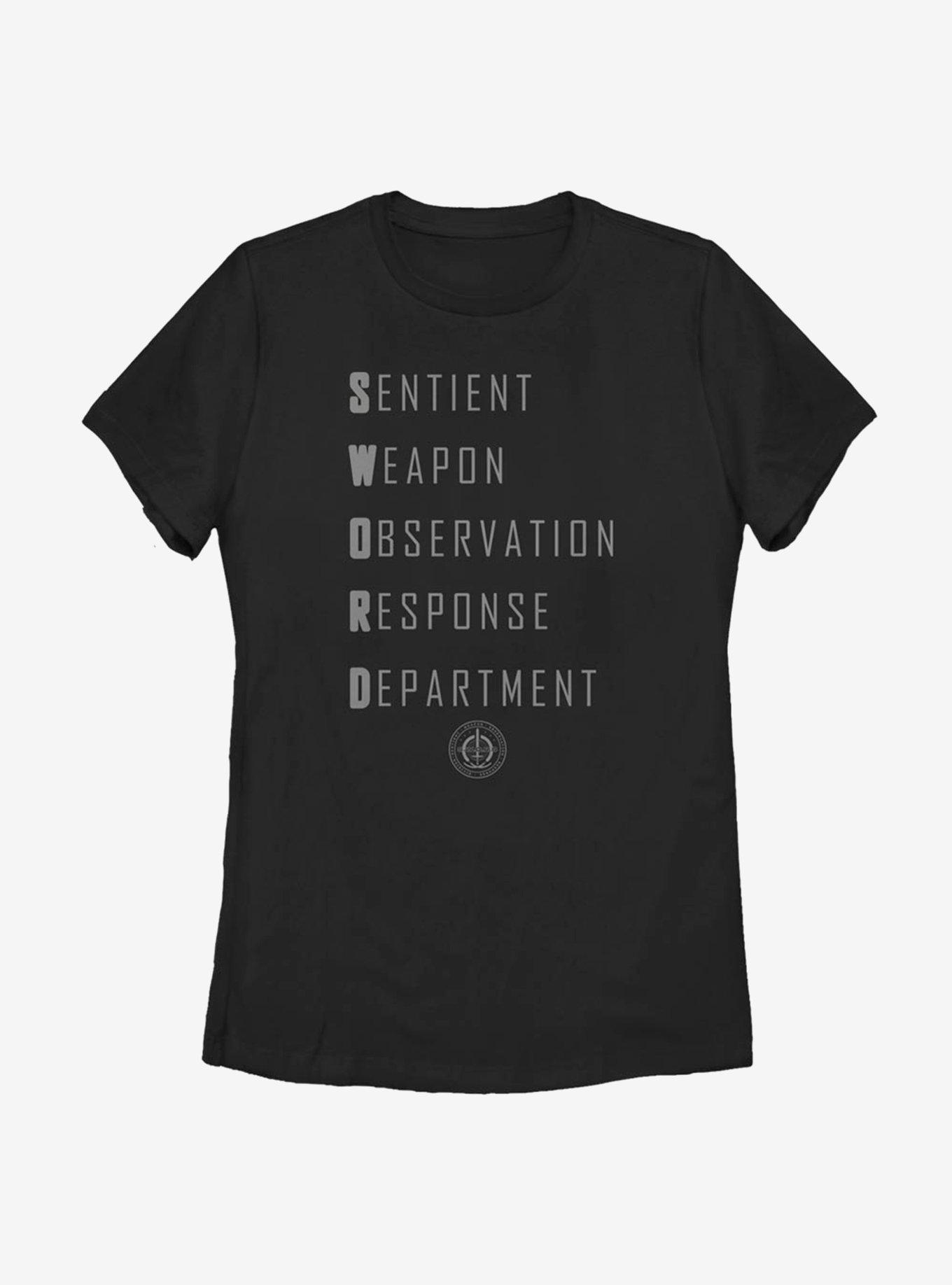 Marvel WandaVision Sword Acronym Womens T-Shirt, BLACK, hi-res