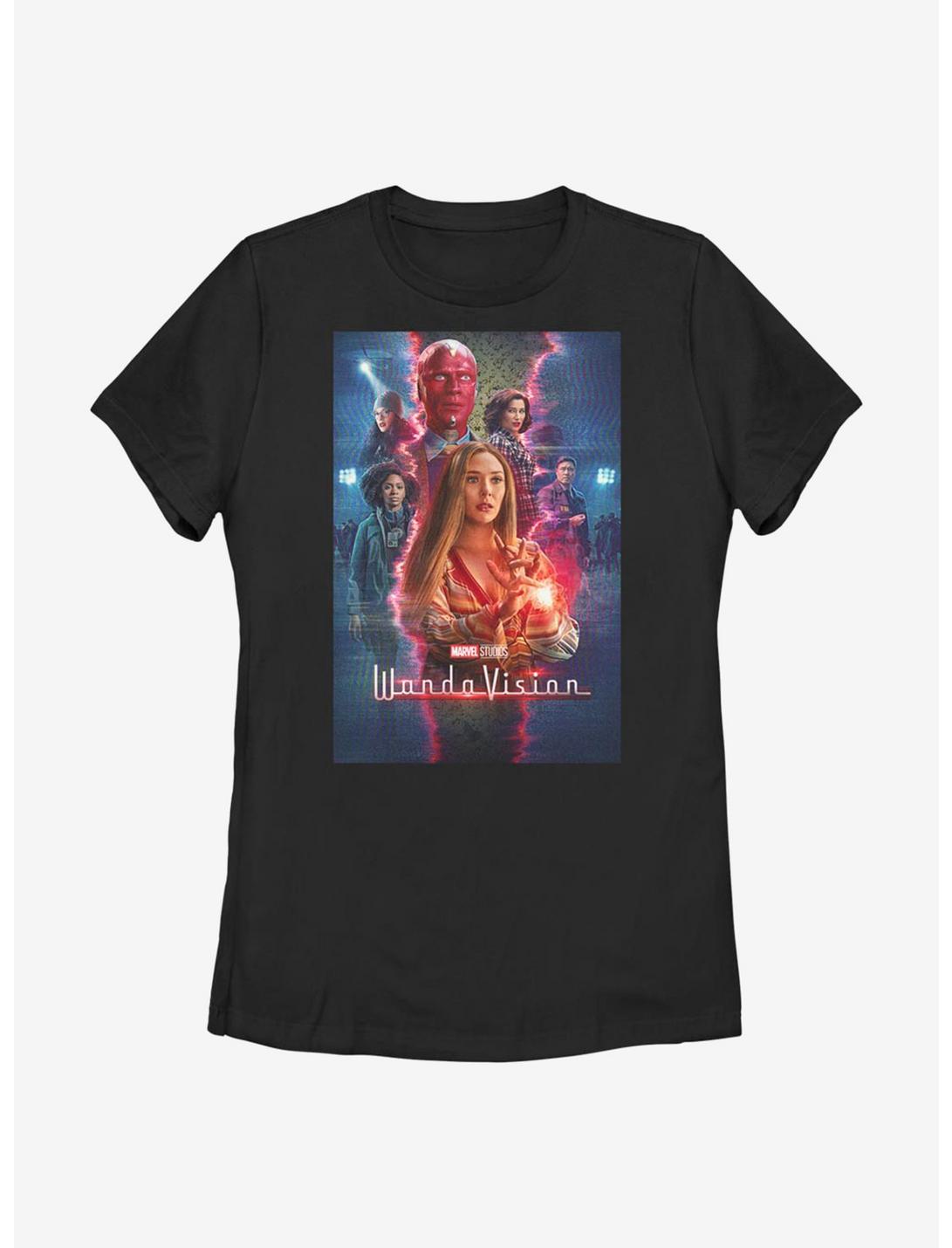 Marvel WandaVision TV Magic Poster Womens T-Shirt, BLACK, hi-res