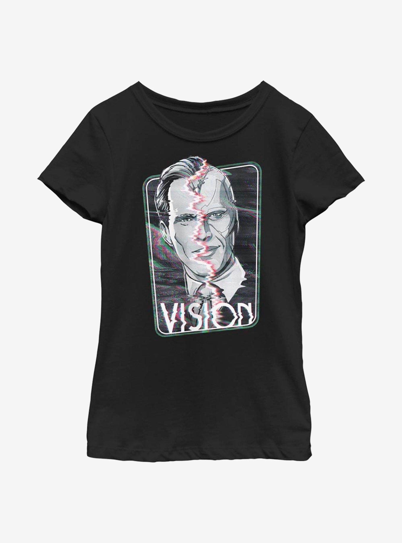 Marvel WandaVision Split Vision Youth Girls T-Shirt, BLACK, hi-res