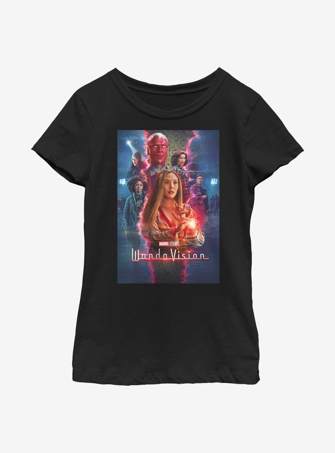 Marvel WandaVision TV Magic Poster Youth Girls T-Shirt, , hi-res