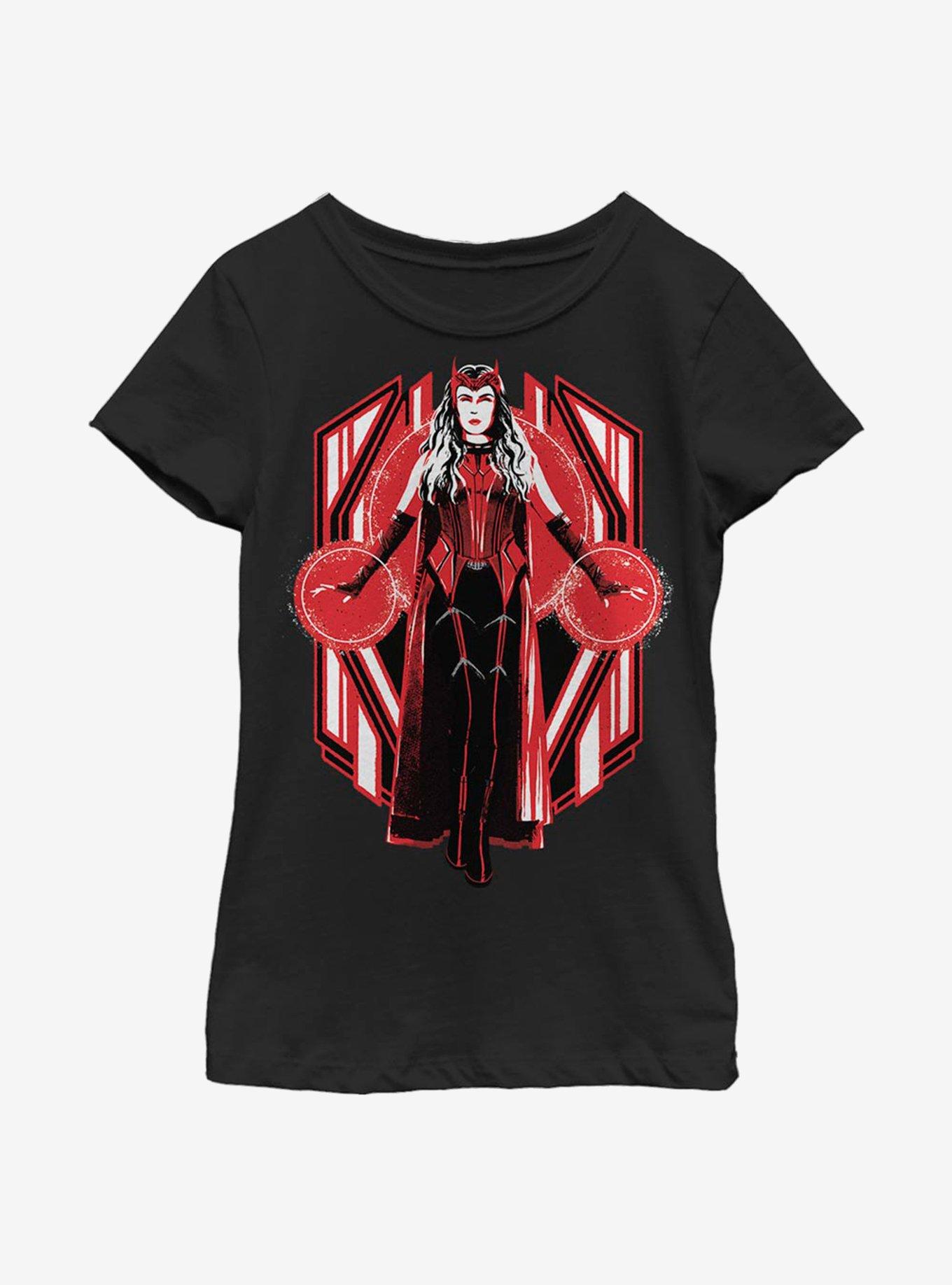 Marvel WandaVision Agency Is Here Youth Girls T-Shirt, BLACK, hi-res