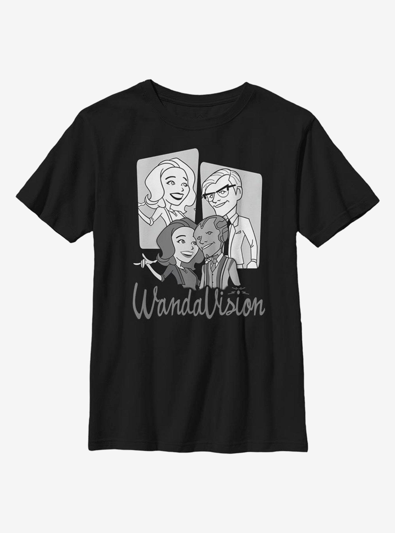 Marvel WandaVision Character Panels Youth T-Shirt, , hi-res