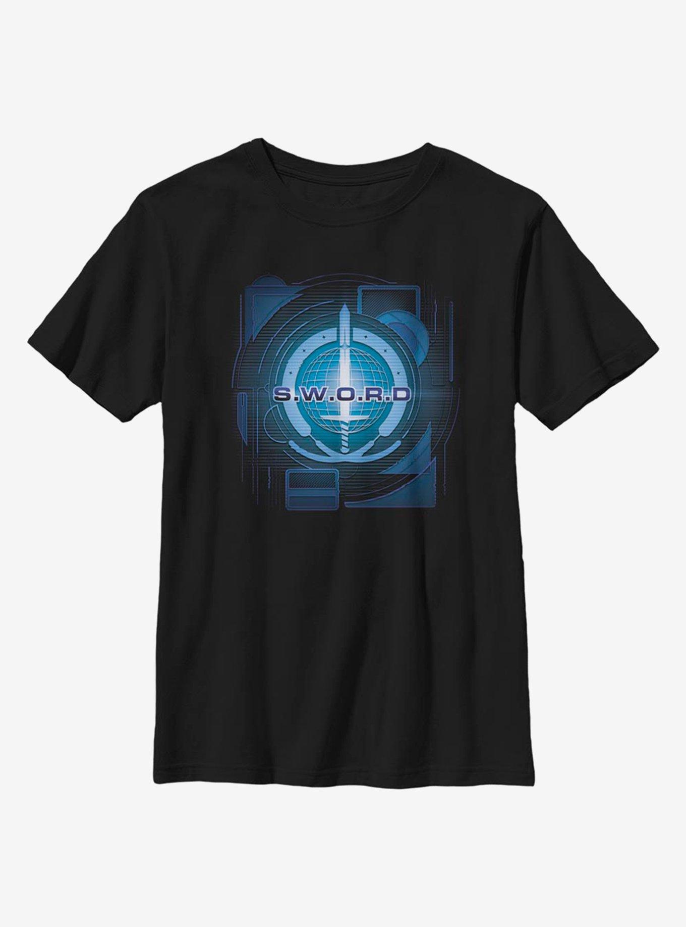 Marvel WandaVision Digital Sword Logo Youth T-Shirt, , hi-res