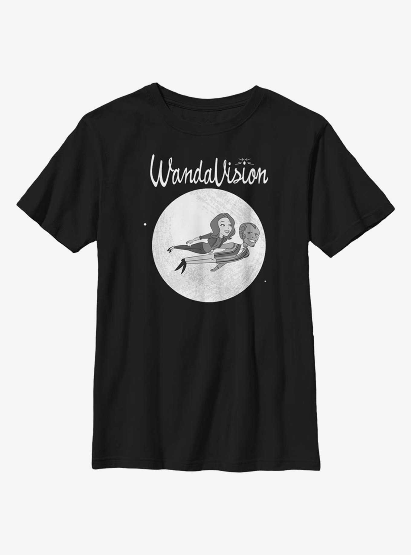 Marvel WandaVision Flying Cartoon Youth T-Shirt, , hi-res