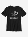 Marvel WandaVision Flying Stars Youth T-Shirt, BLACK, hi-res