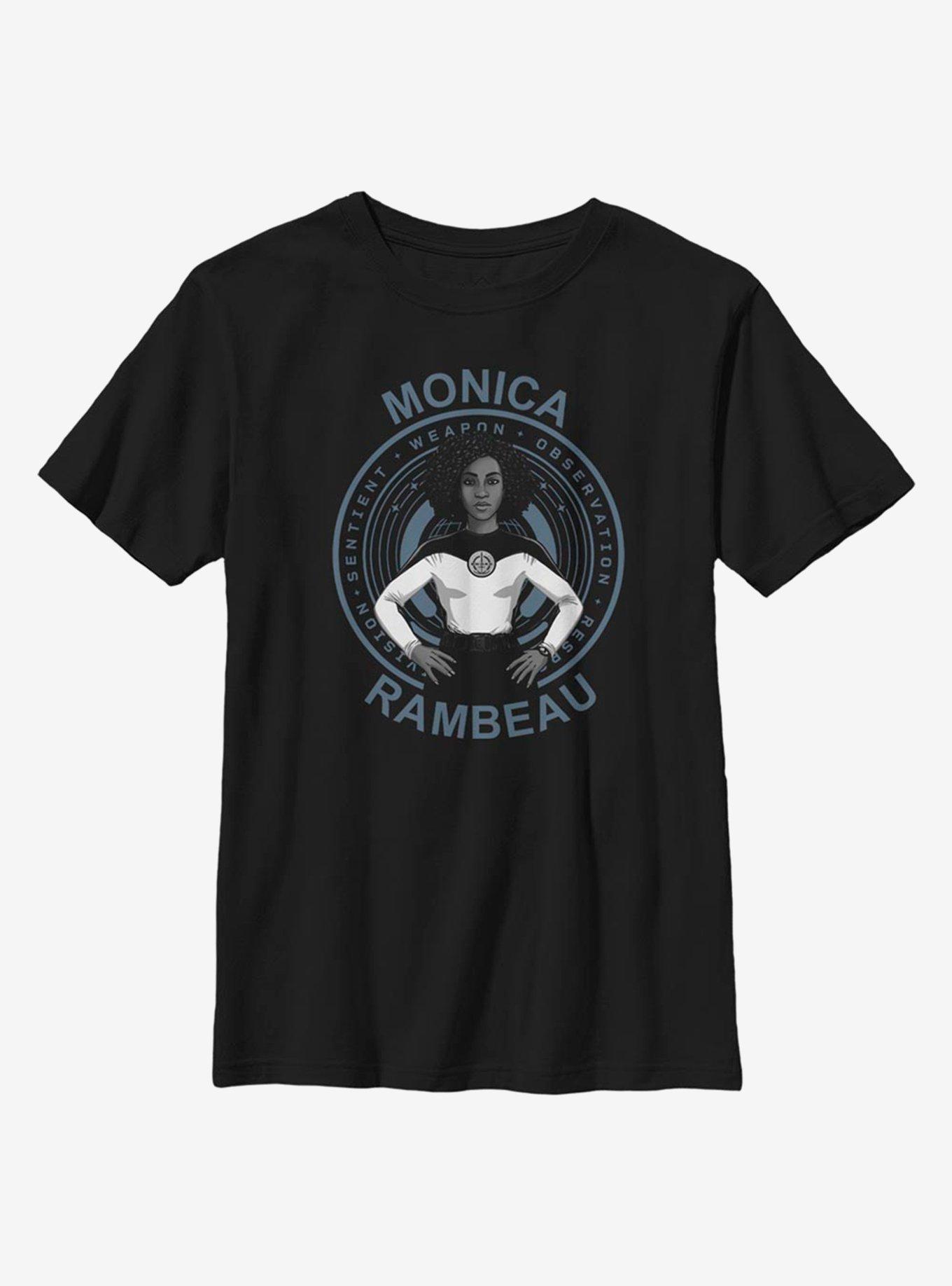 Marvel WandaVision Heroic Rambeau Youth T-Shirt, BLACK, hi-res