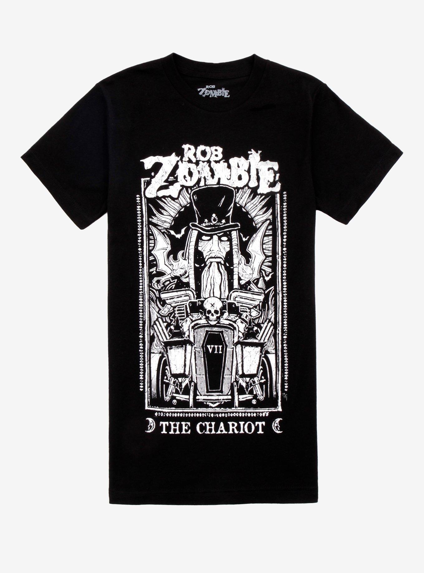 Rob Zombie The Chariot Girls T-Shirt, BLACK, hi-res