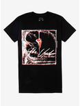 The Used In Love and Death Glitch Album Art Girls T-Shirt, BLACK, hi-res