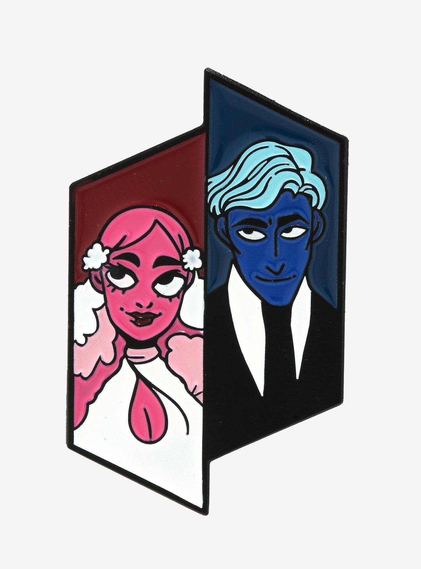 Lore Olympus Persephone & Hades Enamel Pin, , hi-res