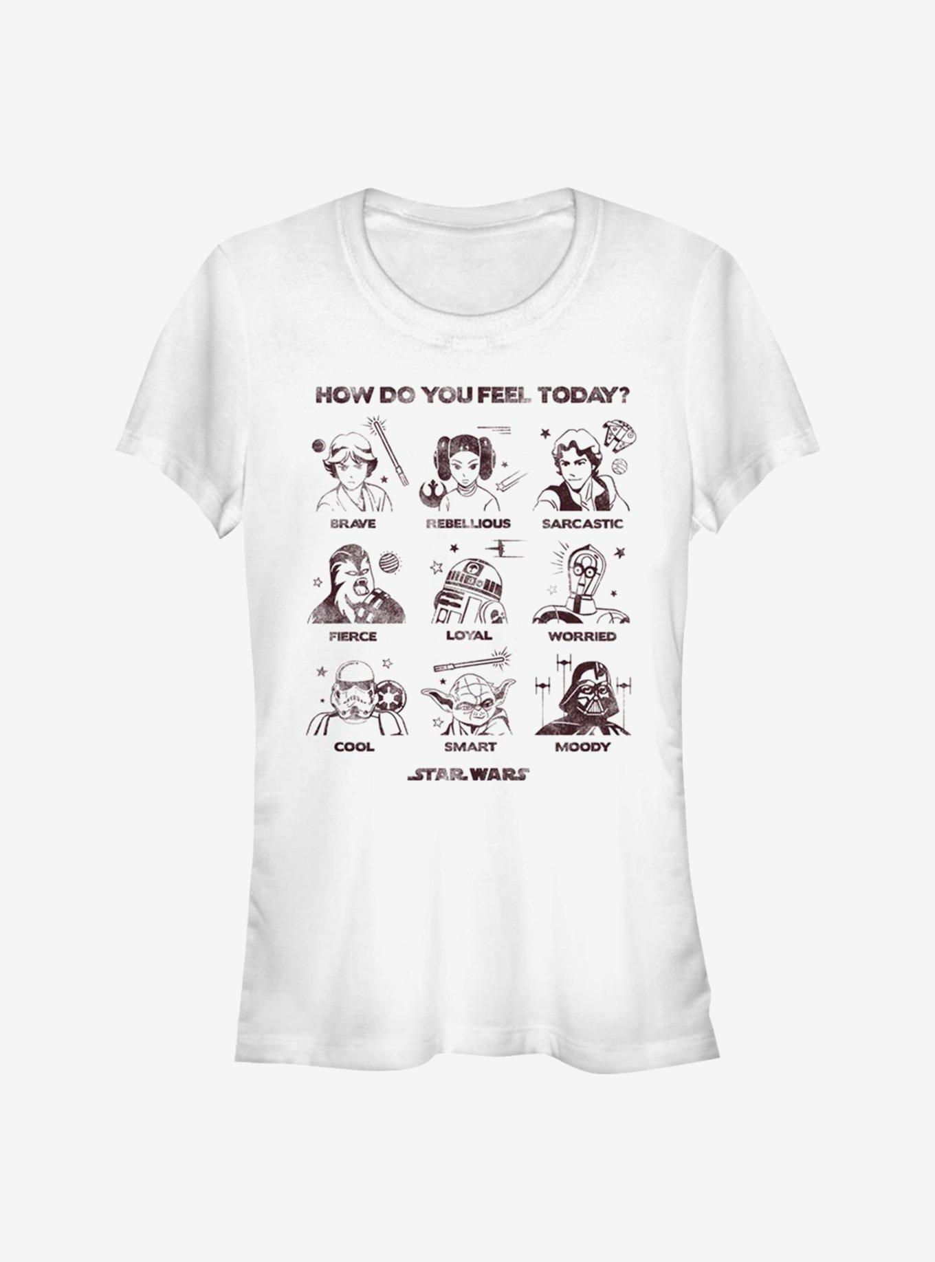 Star Wars Feelings Girls T-Shirt, WHITE, hi-res