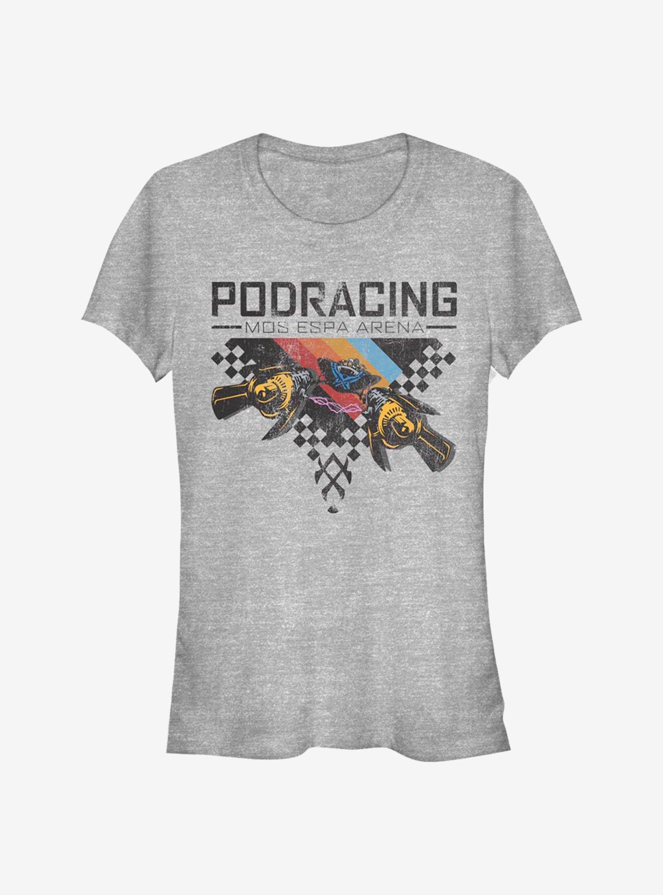 Star Wars Retro Podracing Girls T-Shirt, ATH HTR, hi-res