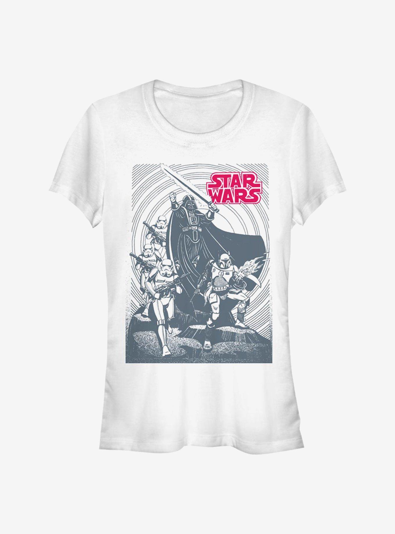 Star Wars Attack Girls T-Shirt, WHITE, hi-res