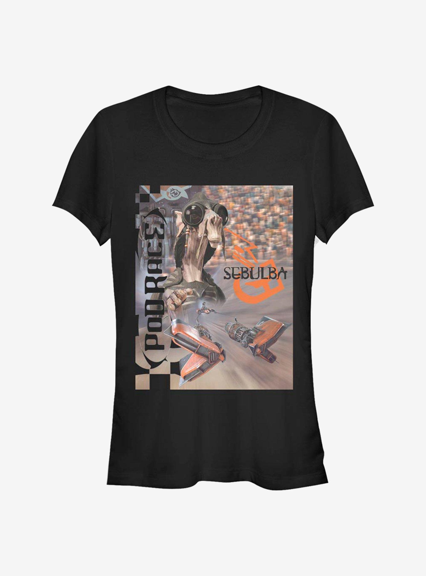 Star Wars Sebulba Pod Poster Girls T-Shirt, BLACK, hi-res