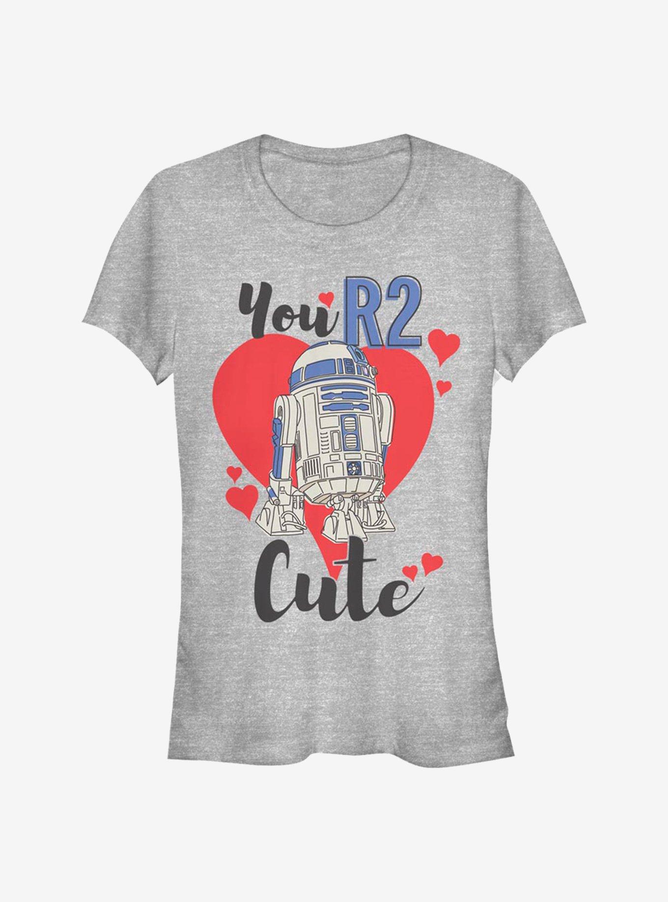 Star Wars You R2 Cute Girls T-Shirt, ATH HTR, hi-res
