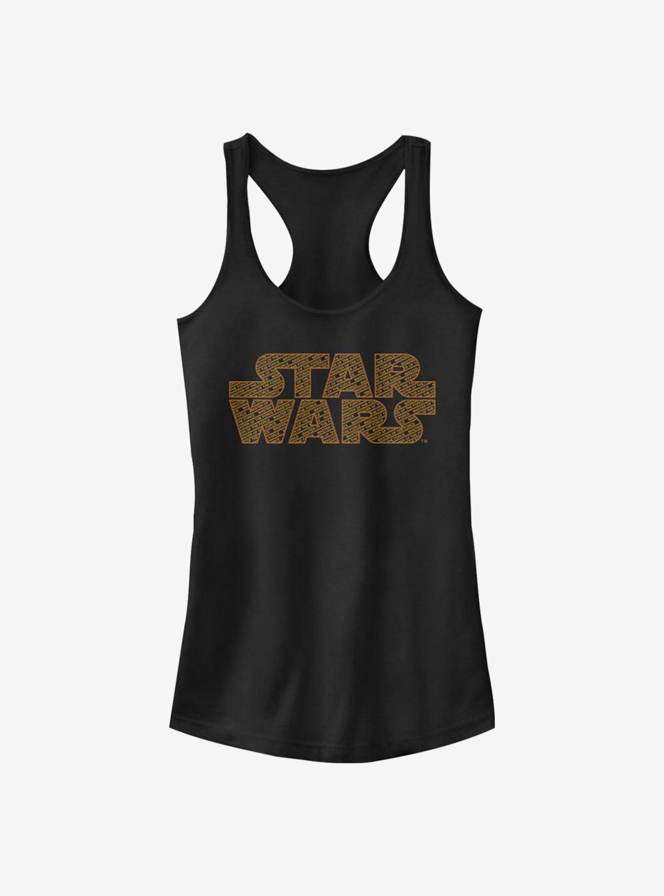 Star Wars Force Filled Logo Girls Tank, BLACK, hi-res