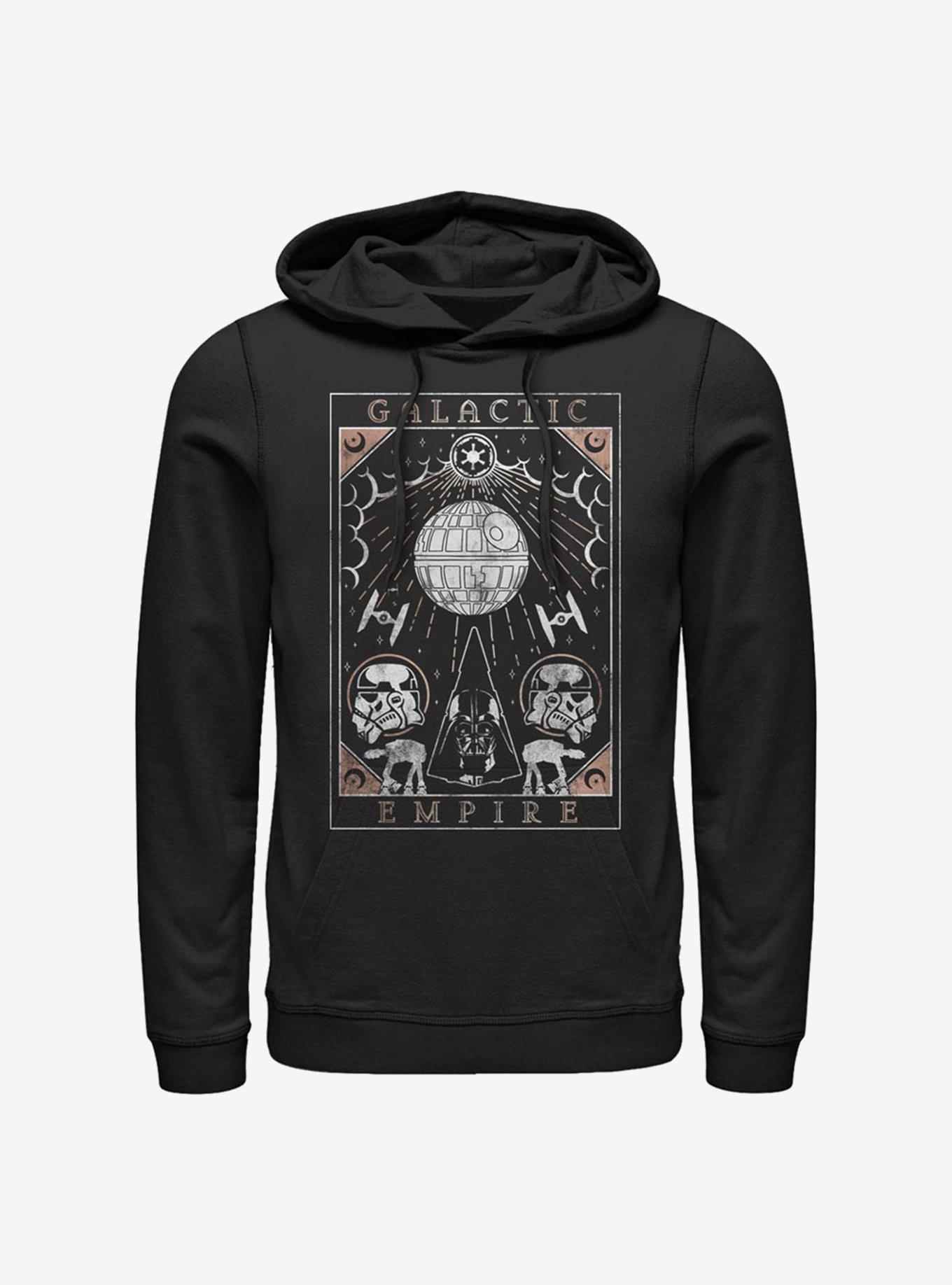 Star Wars Galactic Empire Tarot Hoodie - BLACK | Hot Topic