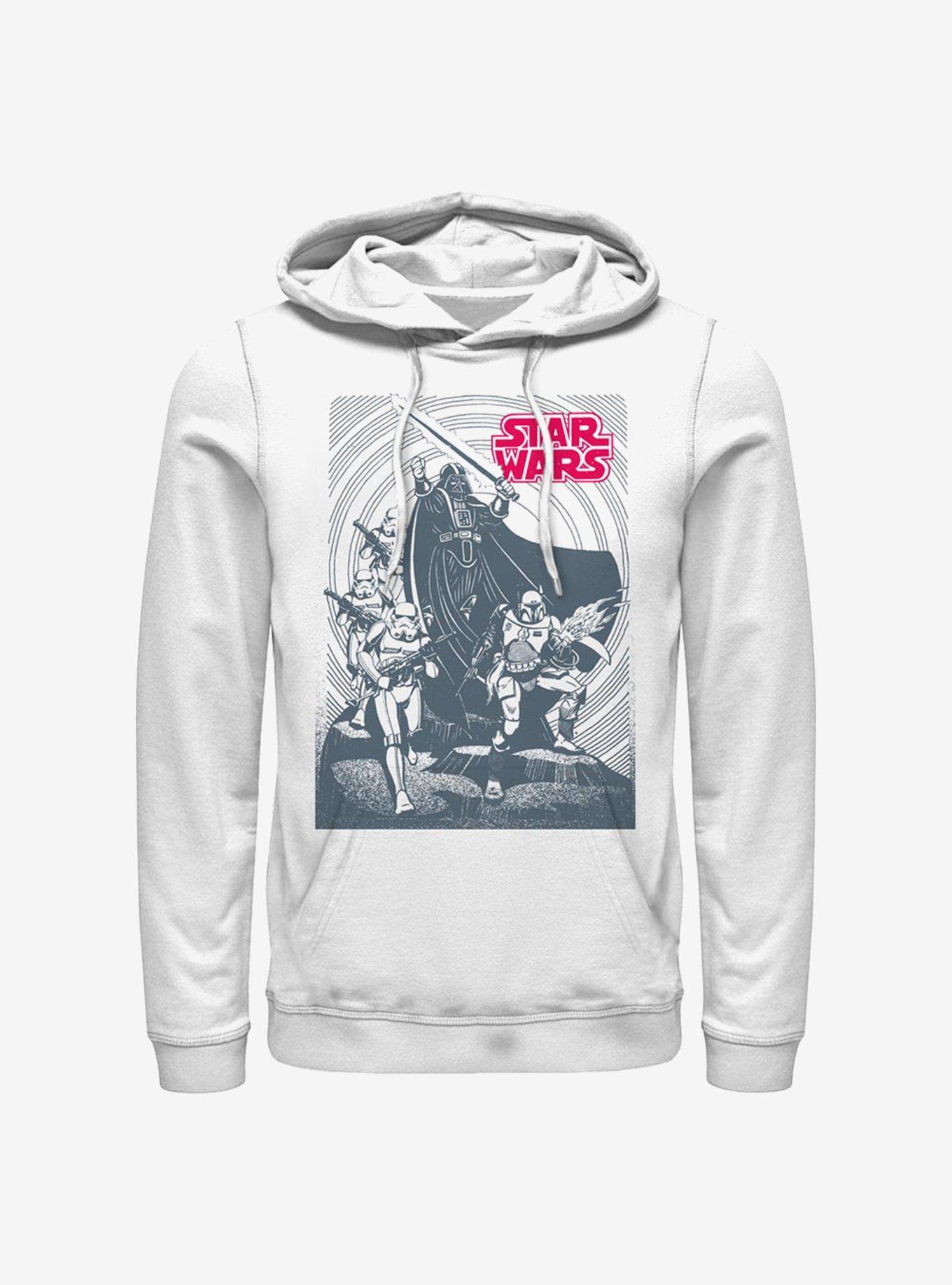 Star Wars Attack Hoodie, WHITE, hi-res