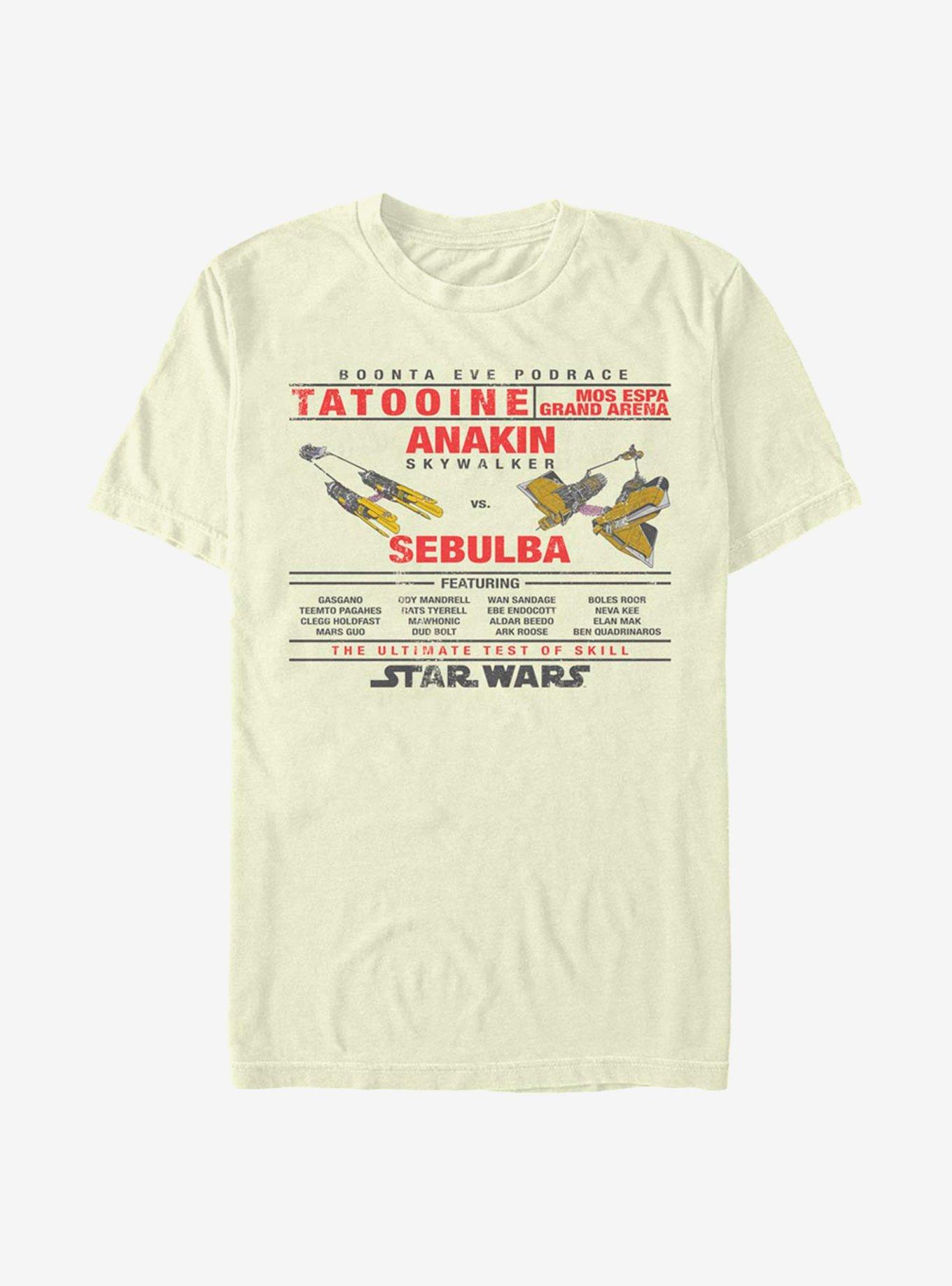 Star Wars Anakin VS. Sebulba T-Shirt, NATURAL, hi-res