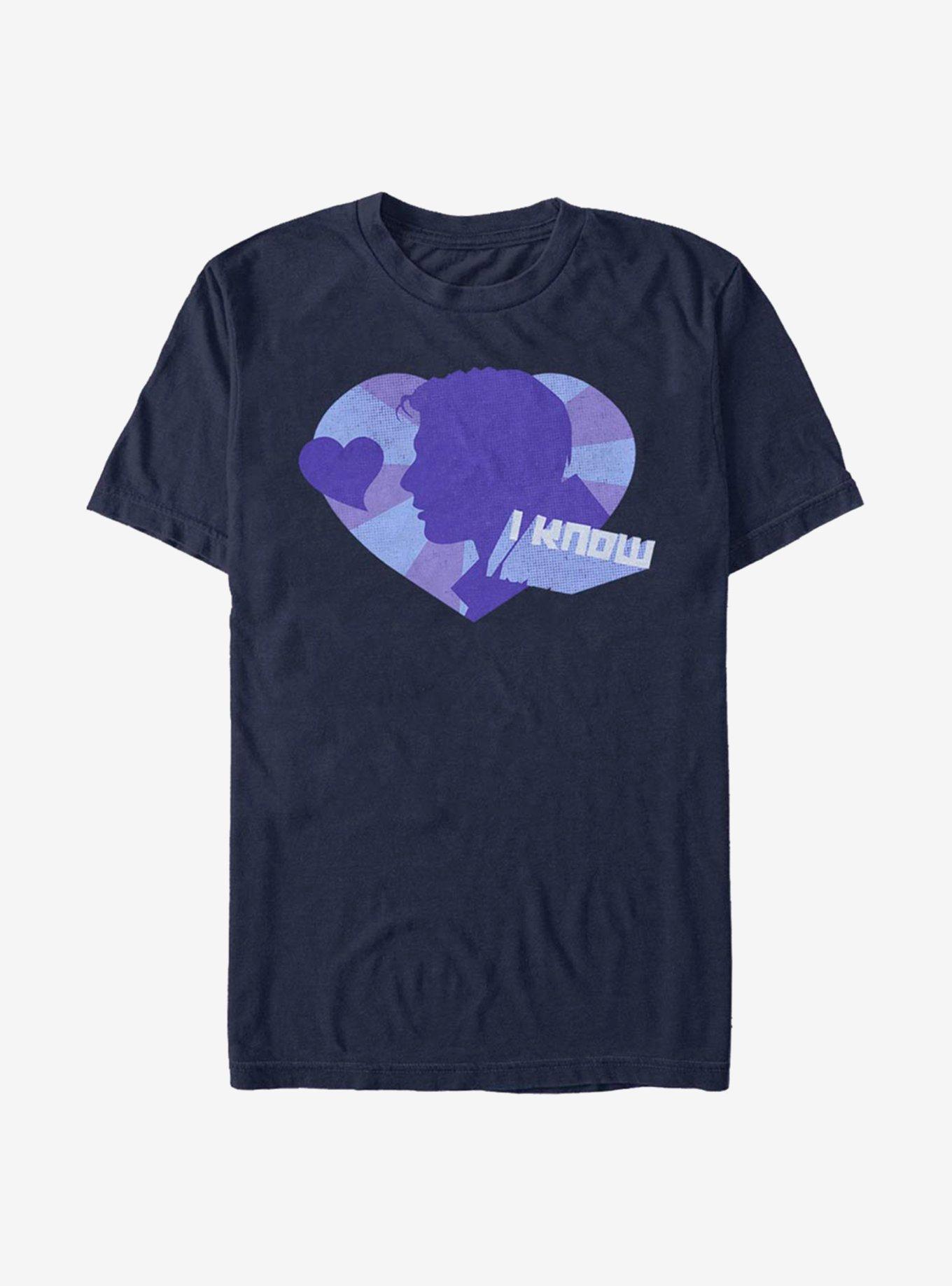 Star Wars I Know Heart T-Shirt, NAVY, hi-res