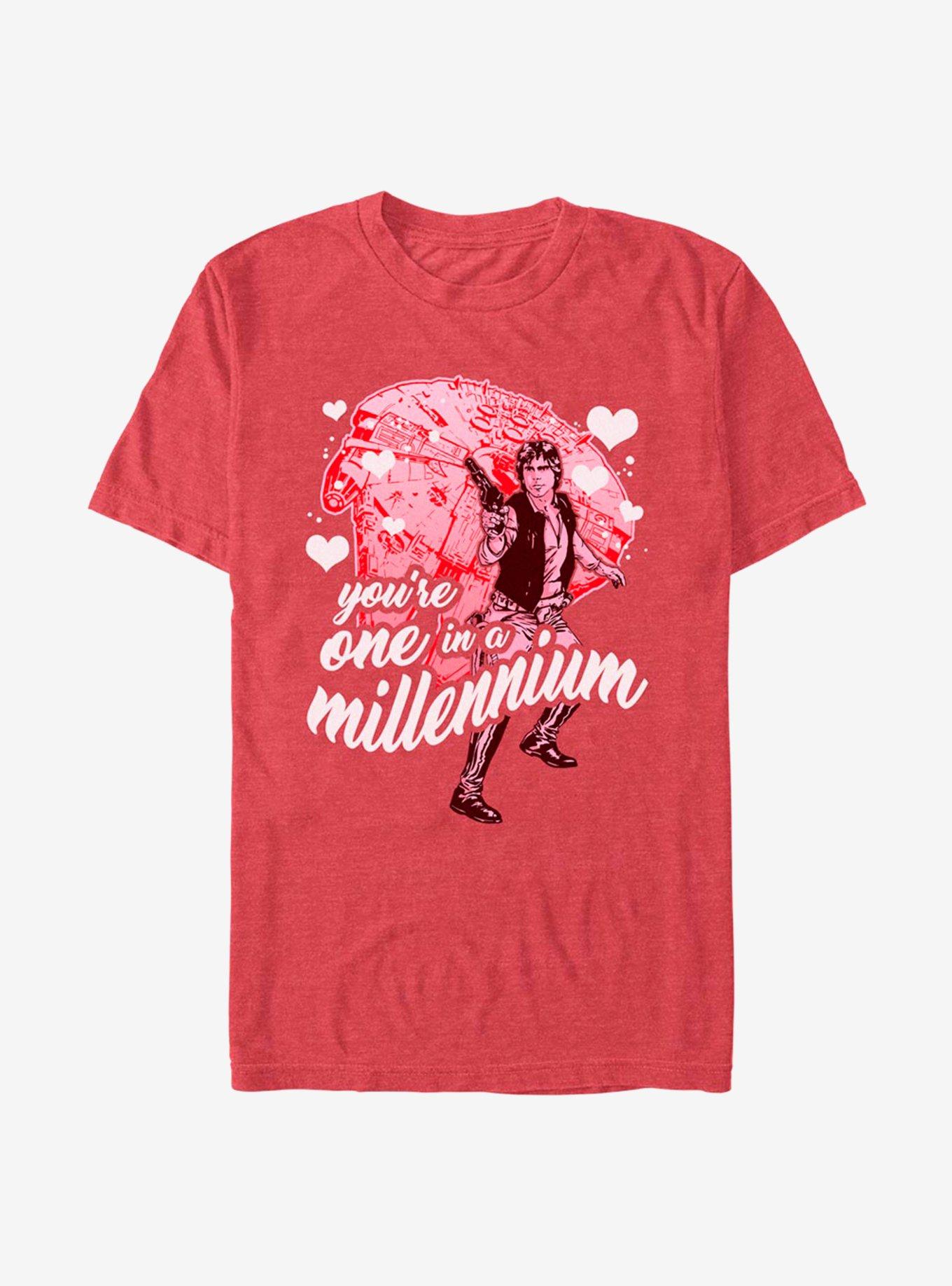 Star Wars One In A Millenium T-Shirt, RED HTR, hi-res