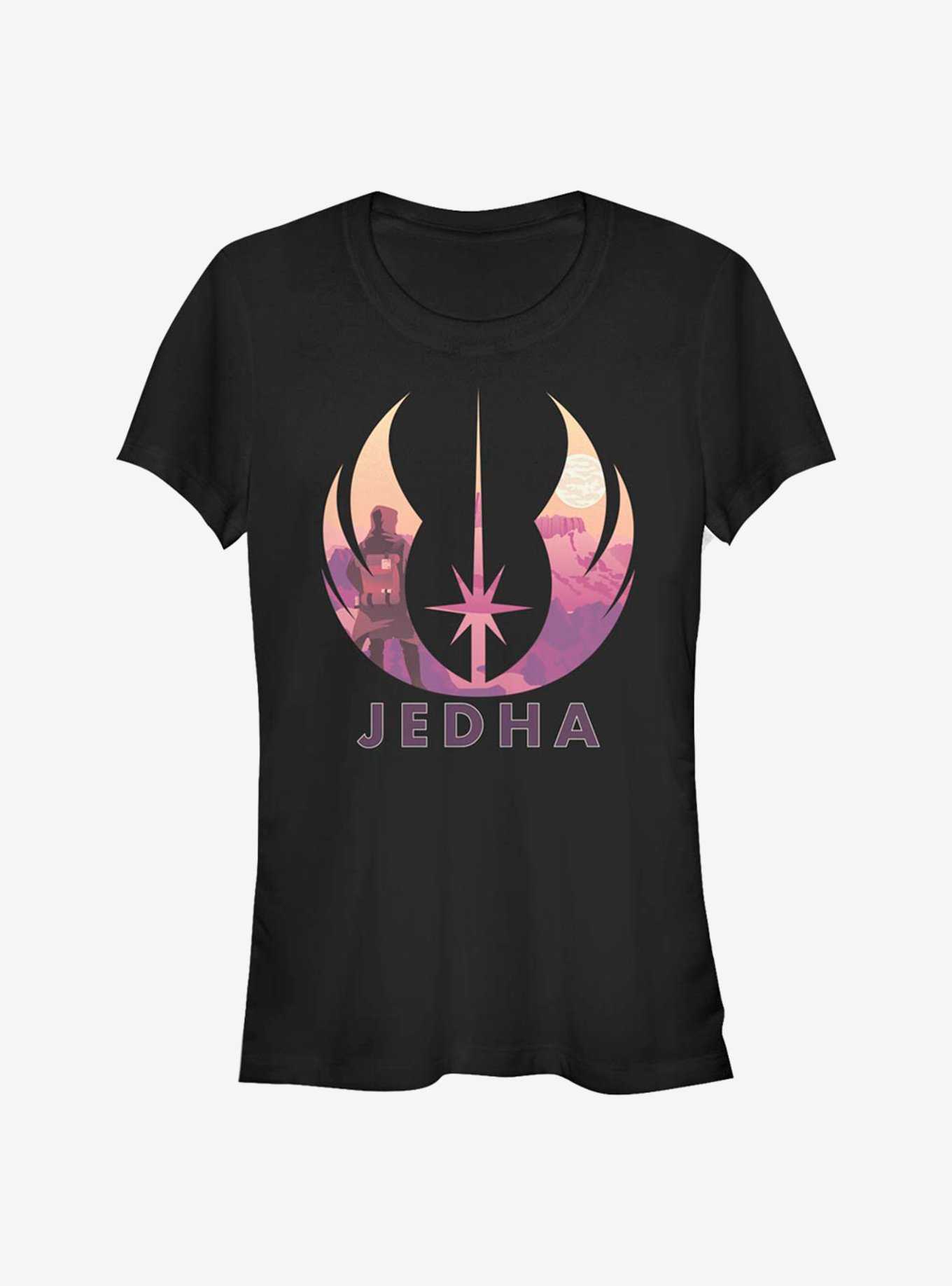 Star Wars Jedha Silhouette Girls T-Shirt, , hi-res
