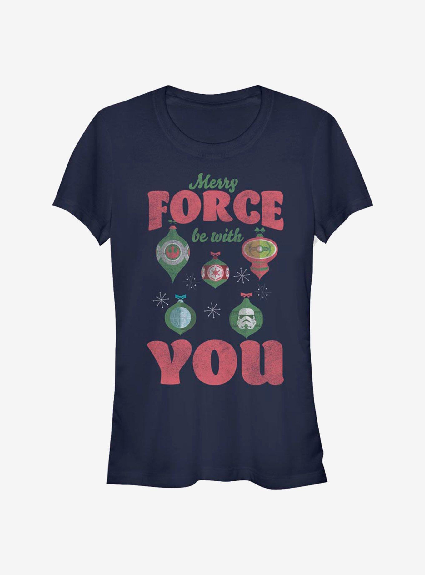 Star Wars Merry Force Girls T-Shirt