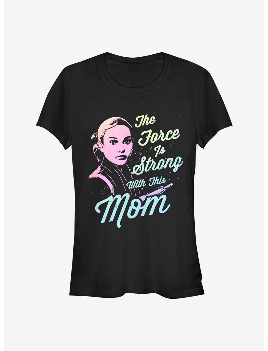 Star Wars Padme Force Is Strong With This Mom Girls T-Shirt, BLACK, hi-res