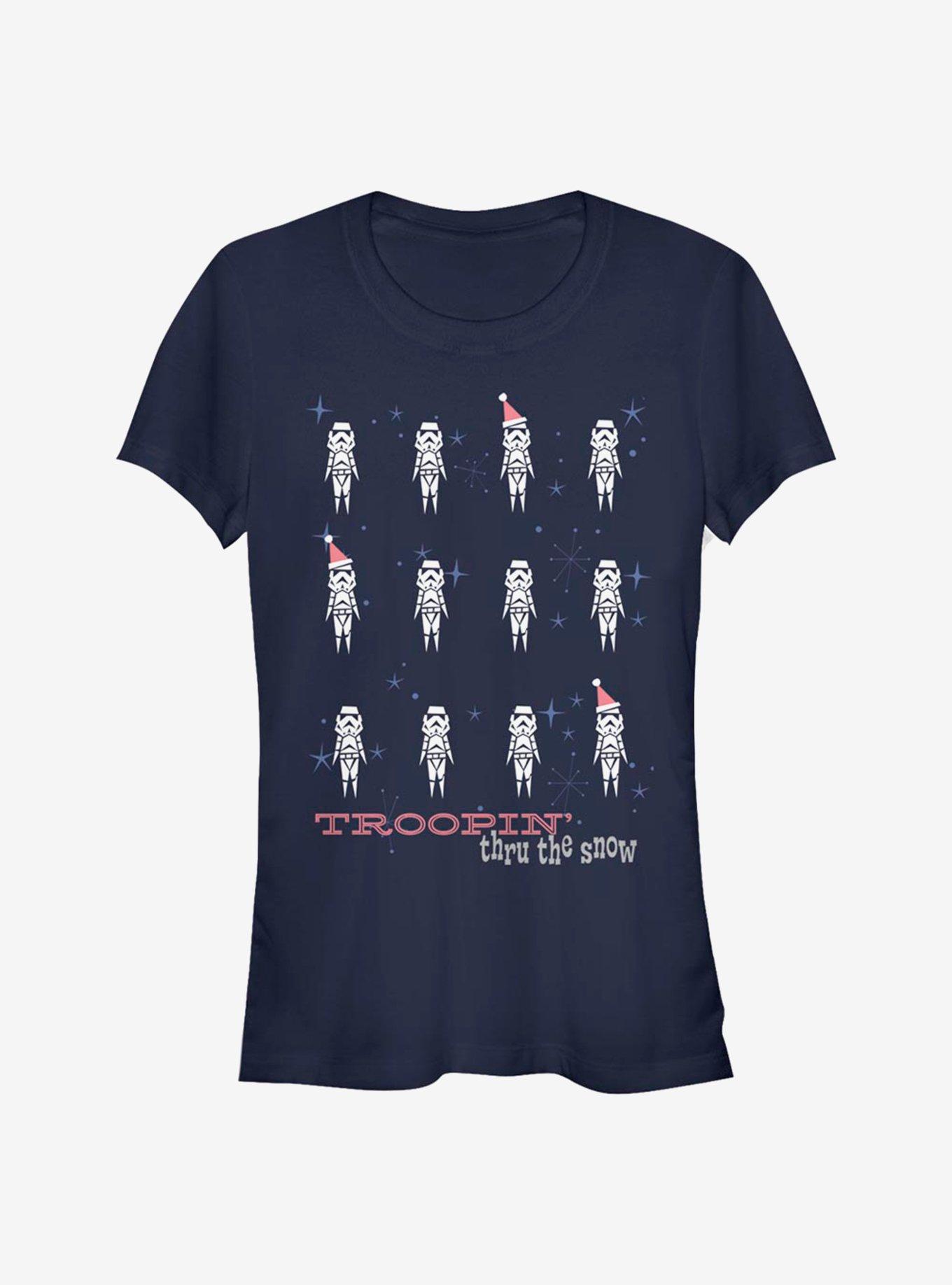 Star Wars Snow Troopers Girls T-Shirt, NAVY, hi-res