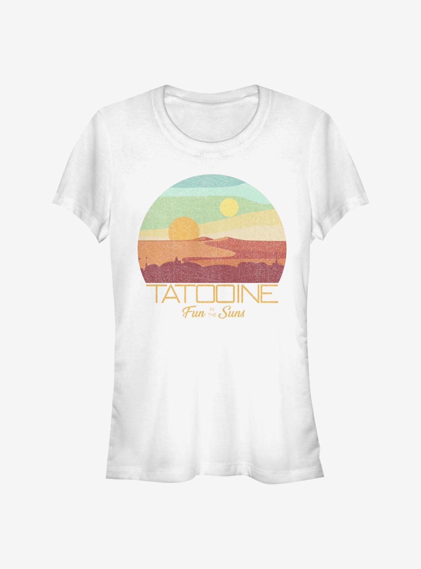 Star Wars Tatooine Fun Girls T-Shirt, WHITE, hi-res