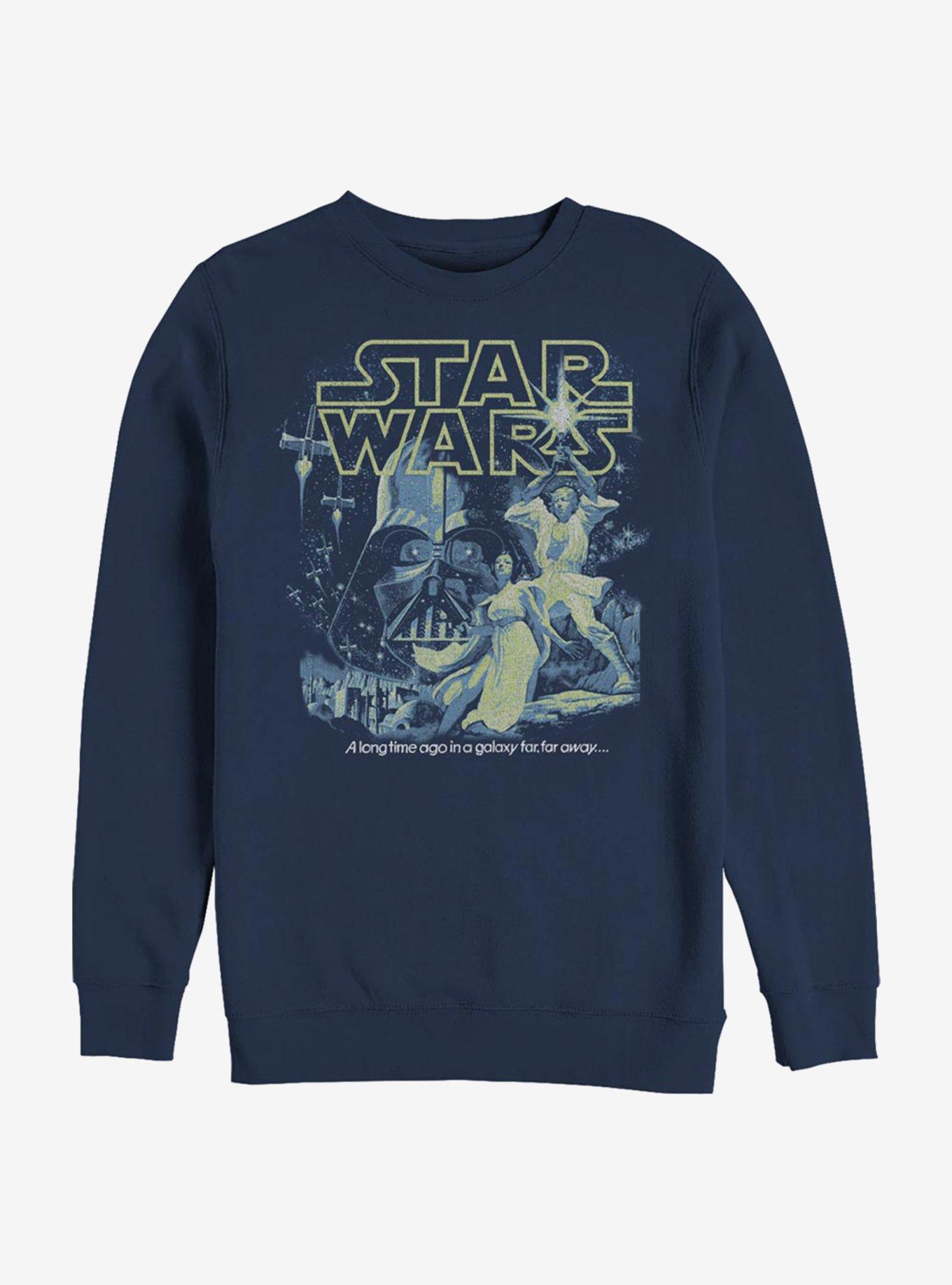 Star Wars Poster Neon Pop Crew Sweatshirt