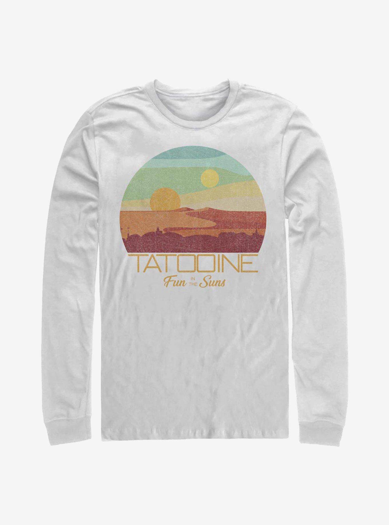 Star Wars Tatooine Fun Long-Sleeve T-Shirt, WHITE, hi-res