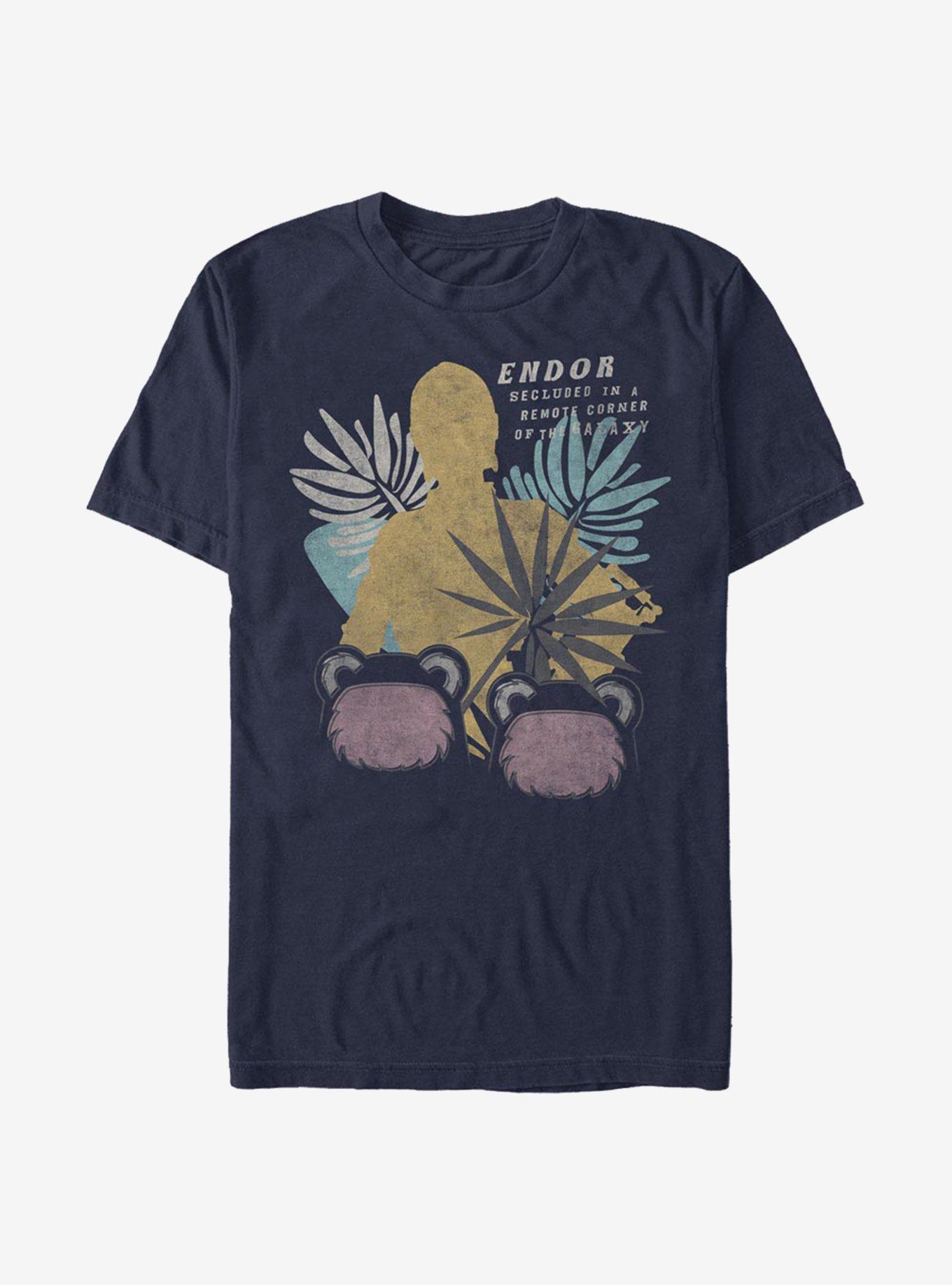 Star Wars Endor A Remote Corner T-Shirt, NAVY, hi-res