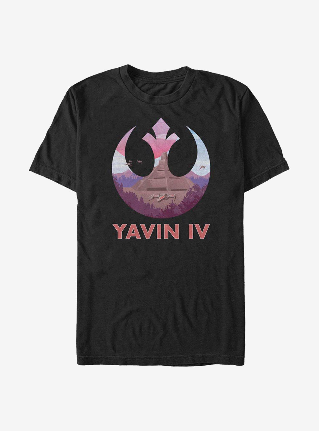 Star Wars Yavin Iv T-Shirt, BLACK, hi-res