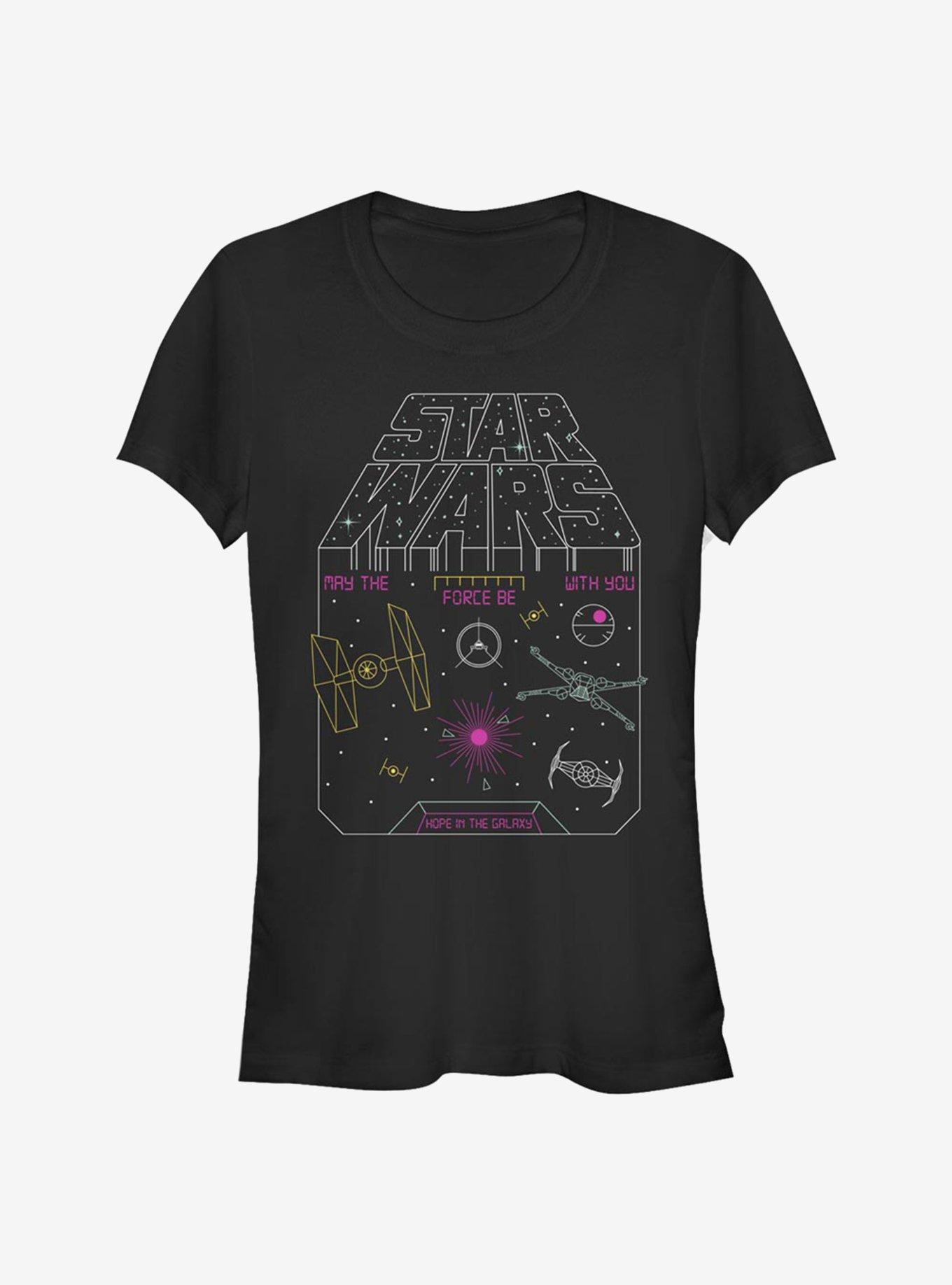 Star Wars Arcade Game Girls T-Shirt, BLACK, hi-res