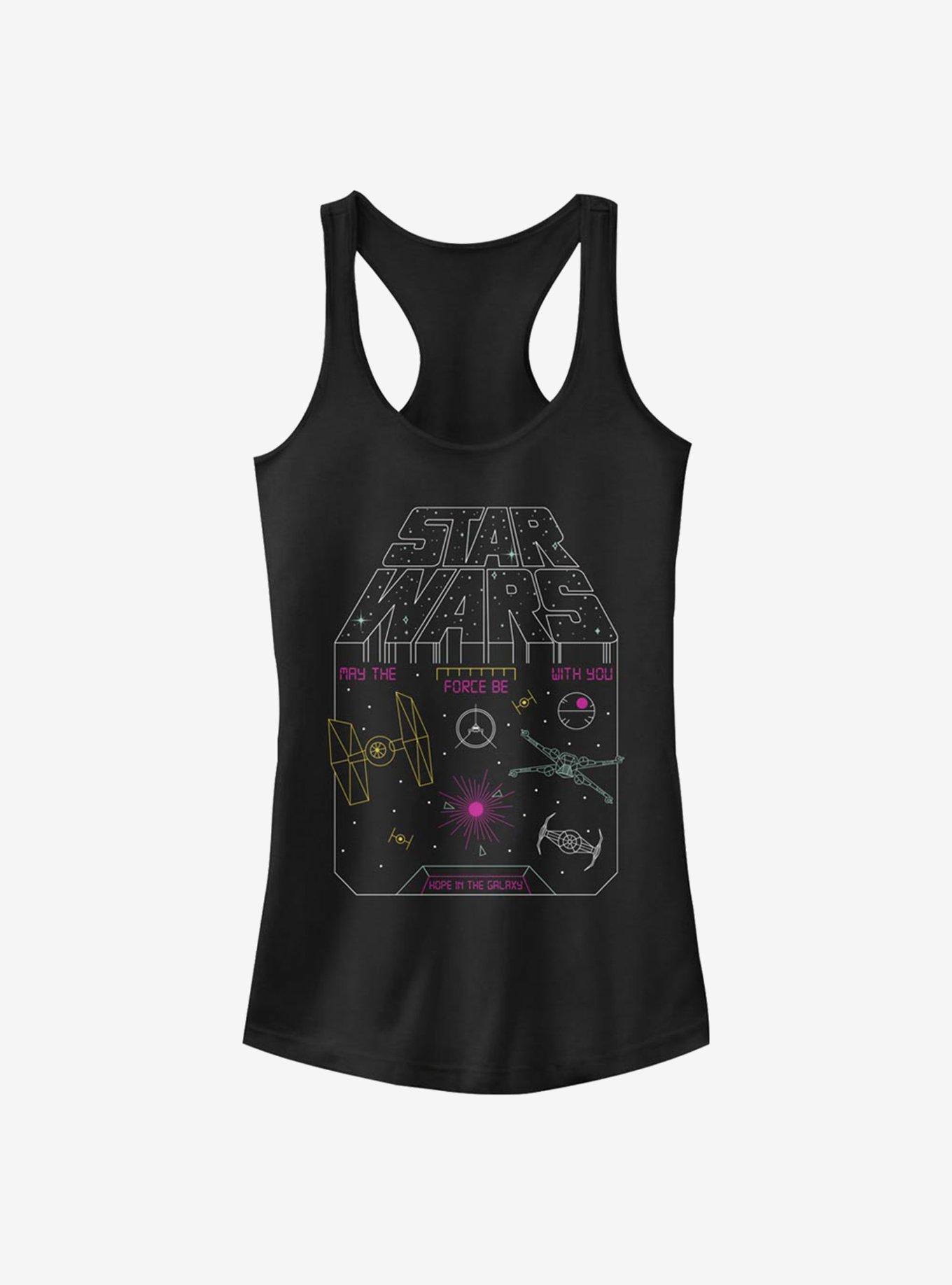 Star Wars Arcade Game Girls Tank, BLACK, hi-res