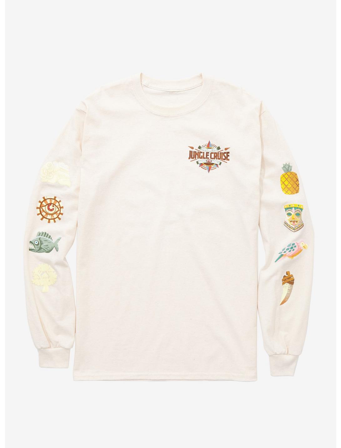 Jungle Cruise Symbols Long Sleeve T-Shirt - BoxLunch Exclusive, , hi-res