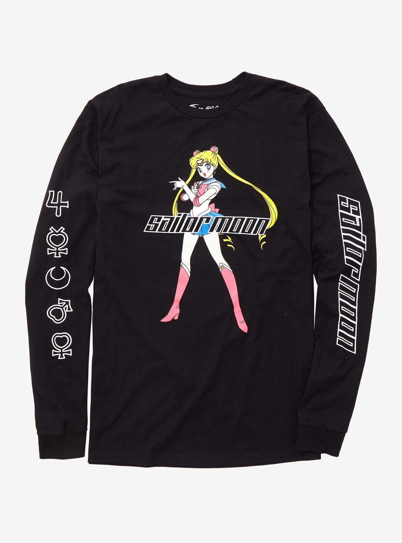 Sailor Moon Sailor Guardian Symbols Long Sleeve T-Shirt - BoxLunch Exclusive